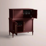 Oaluna Bar Cabinet — BORDEAUX SHADOW