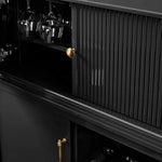 Oaluna Bar Cabinet — EBONY