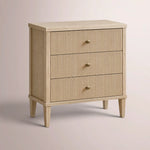 Luvoriel Reeded Closed Nightstand — GREIGE OAK / 26