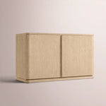 Liromelle Media Console — GREIGE OAK / DOOR 48
