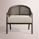 Aylora Chair — MOCHA & PROMISE ECRU