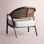 Aylora Chair — MOCHA & NOMAD SNOW