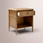 Chavelle 1-Drawer Nightstand — SEPIA