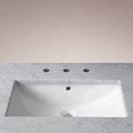 Celorin Reeded Double Vanity — BLACK OAK / CARRARA / RECTANGLE