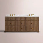 Celorin Reeded Double Vanity