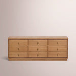 Prevelle Drawer Dresser — NATURAL OAK / 9-DRESSER