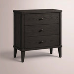 Luvoriel Closed Nightstand — BLACK OAK / 26