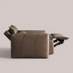 Pevona Leather Motion Recliner — LANIE TAUPE