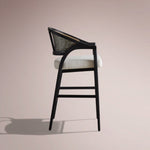 Aylora Stool — BLACK DRIFTED & NOMAD SNOW / BARSTOOL