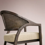Aylora Stool — MOCHA & PROMISE ECRU / BARSTOOL