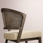 Aylora Armless Counter Stool — MOCHA & PROMISE ECRU