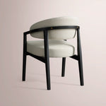Holven Dining Chair — MATERA CASHMERE / VESUVIO BLACK