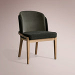 Molena Dining Chair — BELLANO CHARCOAL / ALMOND ASH
