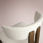 Revora Armless Stool — CINDER & MATERA CASHMERE / BAR STOOL