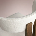 Revora Armless Stool — CINDER & MATERA CASHMERE / COUNTER STOOL