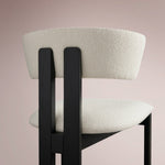 Revora Dining Side Chair — VESUVIO BLACK & MATERA CASHMERE