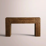 Ubelia Console Table — WAXED NATURAL / 48