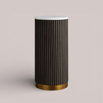 Favera Pedestal — EBONY / CARRARA / 27