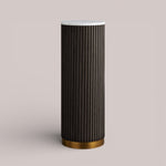 Favera Pedestal — EBONY / CARRARA / 36