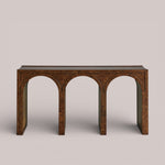 Harlina Burl Console Table — AUBURN BURL / 60
