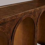 Harlina Burl Console Table — AUBURN BURL / 79