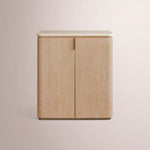 Corvela Bar Cabinet — SAND / CREAM STONE