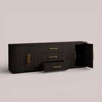 Favera Wood Sideboard with Drawers — EBONY