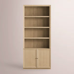 Norvella Modular Hutch Cabinet — SAND / SINGLE