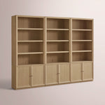 Norvella Modular Hutch Cabinet — SAND / TRIPLE