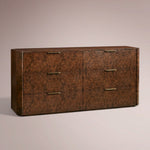 Marevia Burl Six-Drawer Dresser