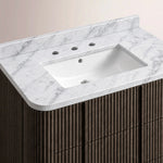 Ethoria Single Extra-Wide Vanity — BLACK OAK / RECTANGLE