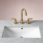 Ethoria Double Vanity — NATURAL OAK / CARRARA / RECTANGLE