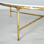 Thaddeus Marble Round Coffee Table 55