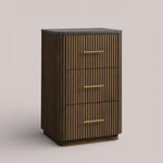 Favera Short Bath Cabinet — MOCHA / BLUESTONE