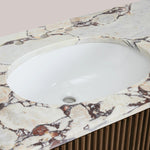 Favera Wide Single Vanity — MOCHA / CALACATTA VIOLA
