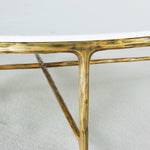 Thaddeus Marble Round Coffee Table 55