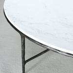 Thaddeus Marble Round Coffee Table 55
