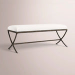 Caloria X-Base Bench — FORGED BRONZE / SNOW WHITE