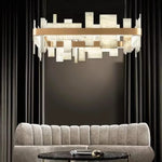 Geometric Alabaster Chandelier — image 4