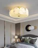 Alabaster Artze Brass Ceiling Light — image 5