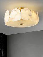Alabaster Artze Brass Ceiling Light — image 11