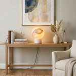 Alabaster Globe Table Lamp — image 2