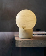 Alabaster Globe Table Lamp — image 20