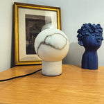 Alabaster Globe Table Lamp — image 6