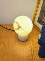 Alabaster Globe Table Lamp — image 16