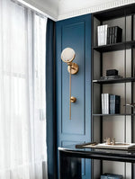 Alabaster Ava Brass Wall Lamp — image 10