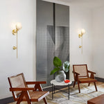 Alabaster Ava Brass Wall Lamp — image 13