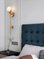 Alabaster Ava Brass Wall Lamp — image 11