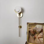 Alabaster Ava Brass Wall Lamp — image 7