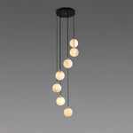 Alabaster Balls Cluster Chandelier — image 16